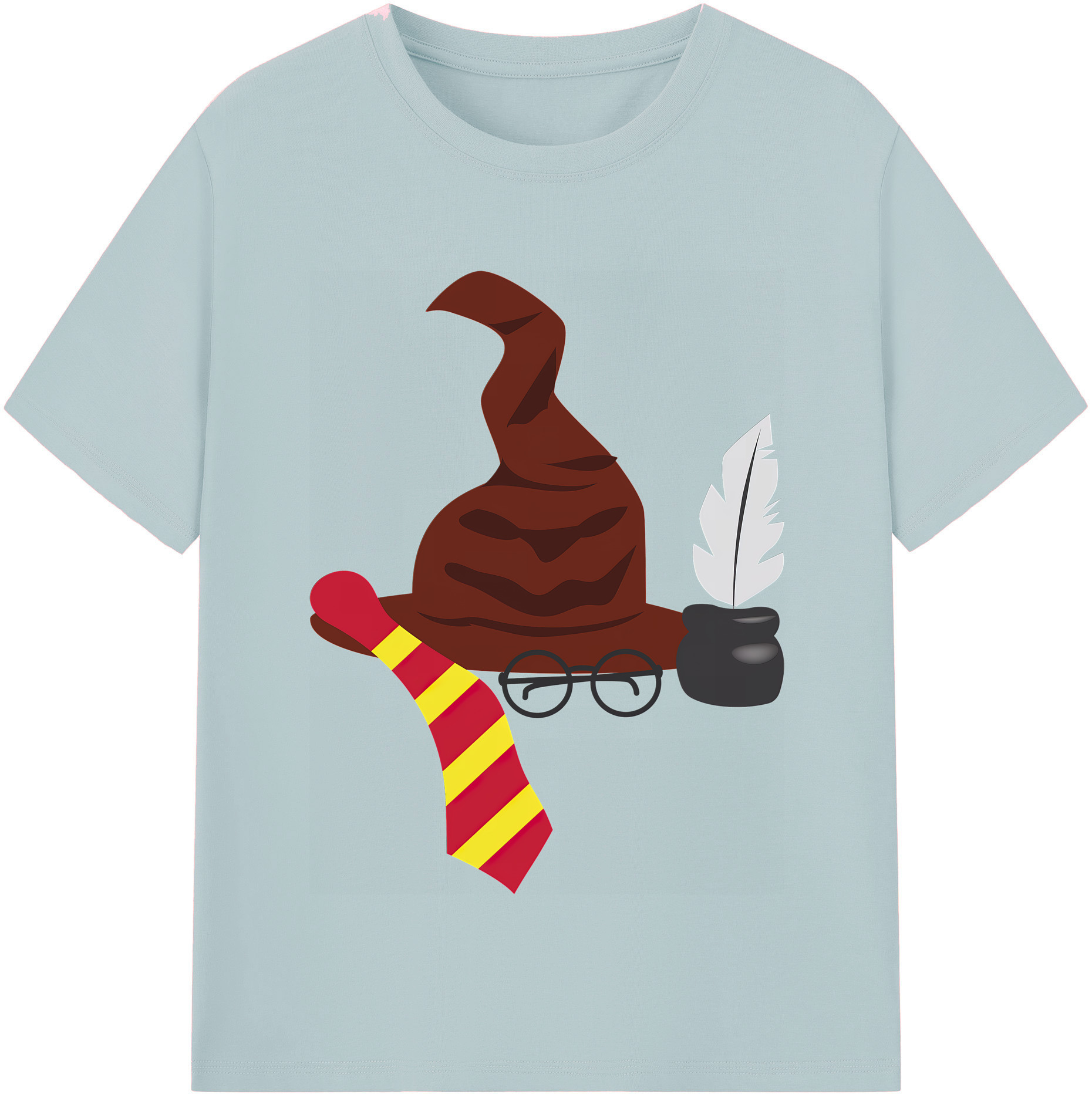 （画像用） Harry Potter ハリー・ポッターシリーズ 綿100％半袖Tシャツ（フロントプリント）
